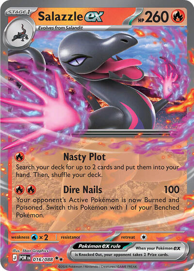 Salazzle ex - Front