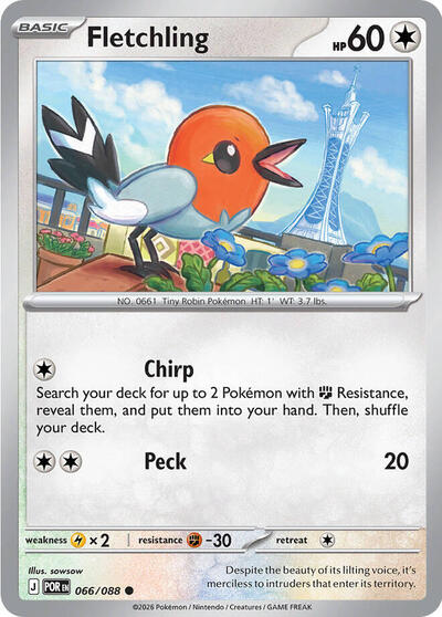 Fletchling - Front