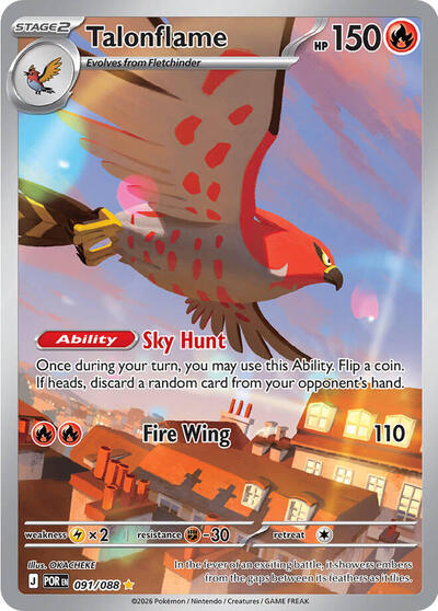 Talonflame - 091/088 - Front