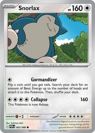 Snorlax - Front