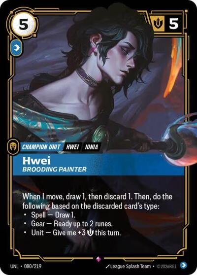 Hwei, Brooding Painter - Front