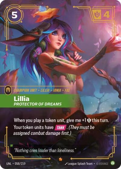 Lillia - Protector of Dreams - Front