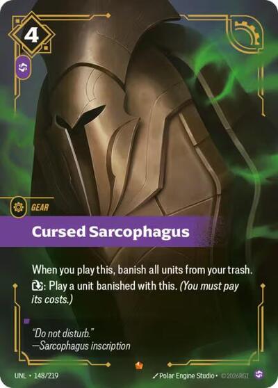 Cursed Sarcophagus - Front