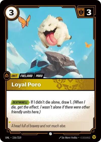 Loyal Poro - Front