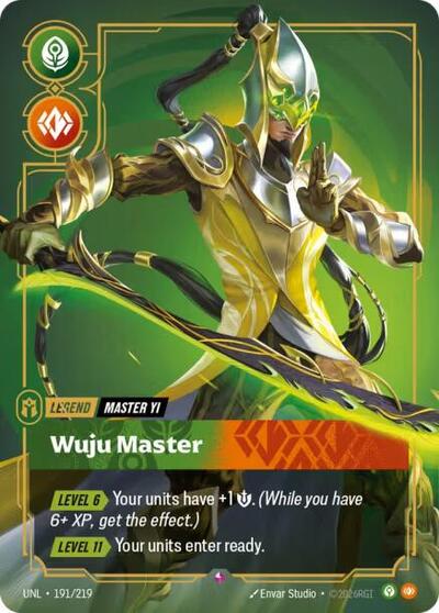 Master Yi - Wuju Master - Front