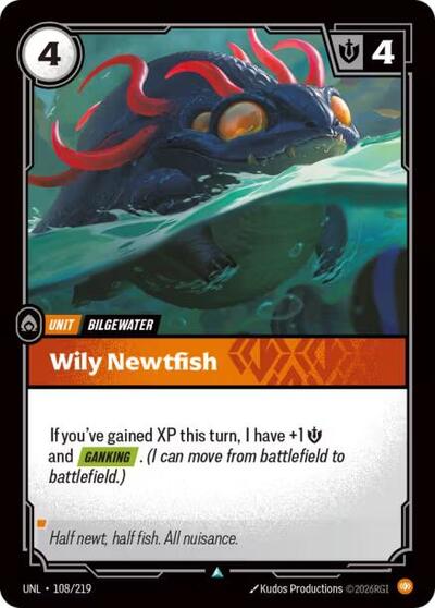 Wily Newtfish - Front