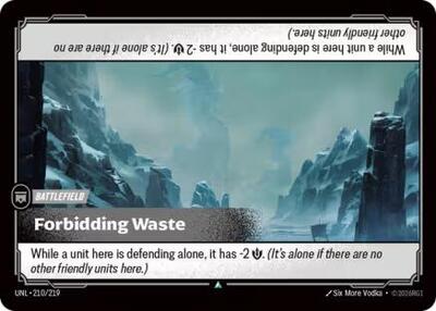 Forbidding Waste - Front