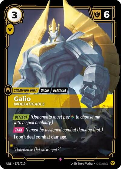 Galio - Indefatigable - Front