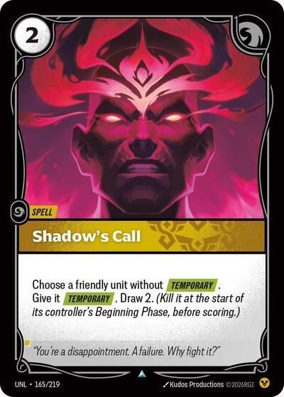 Shadow's Call - Front