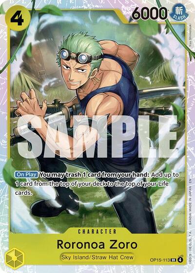 Roronoa Zoro (OP15-113) - Front