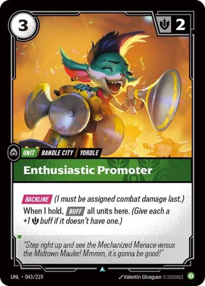 Enthusiastic Promoter - Front