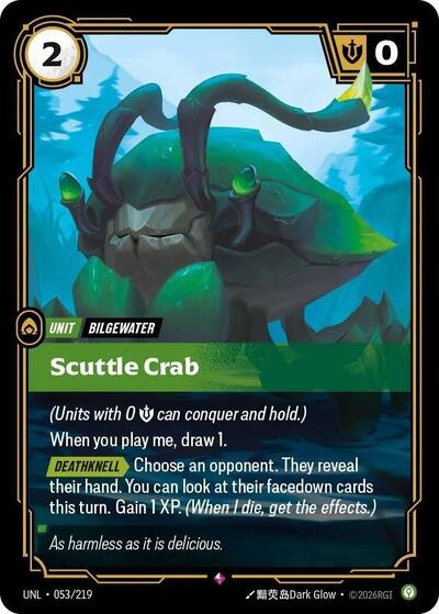 Scuttle Crab - Front