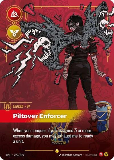 Vi - Piltover Enforcer (Overnumbered) - Front