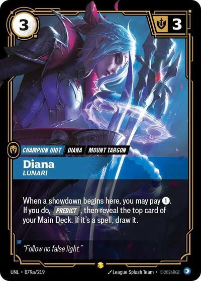 Diana - Lunari (Alternate Art) - Front
