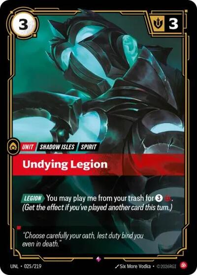 Undying Legion - Front