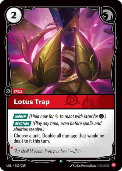 Lotus Trap - Front
