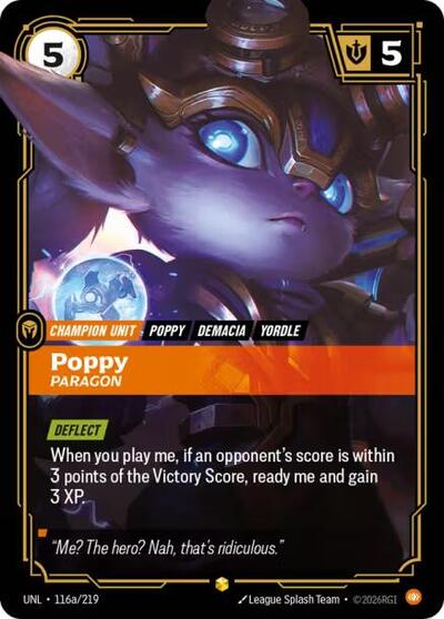 Poppy, Paragon (Alternate Art) - Front
