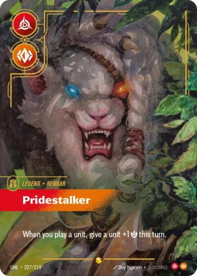 Rengar - Pridestalker (Overnumbered) - Front