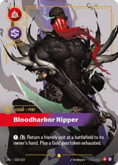 Pyke - Bloodharbor Ripper (Overnumbered) - Front