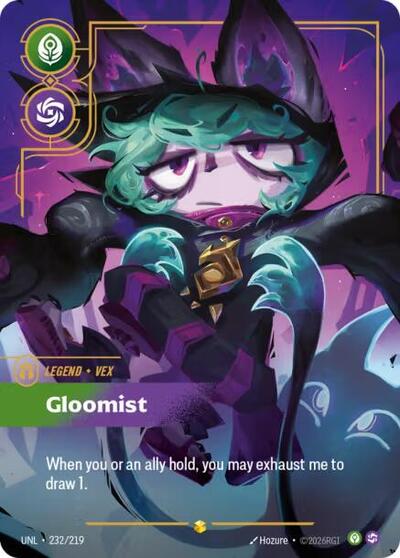 Vex - Gloomist (Overnumbered) - Front