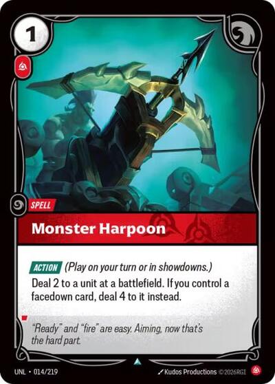 Monster Harpoon - Front