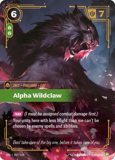 Alpha Wildclaw - Front