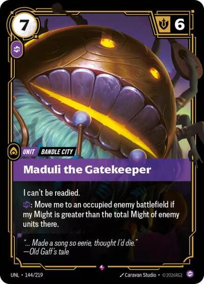 Maduli the Gatekeeper - Front