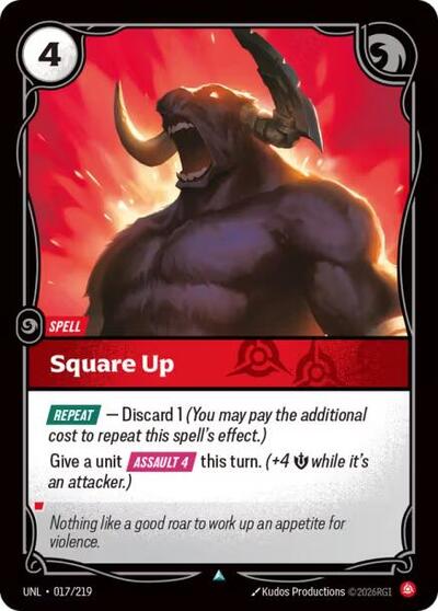 Square Up - Front
