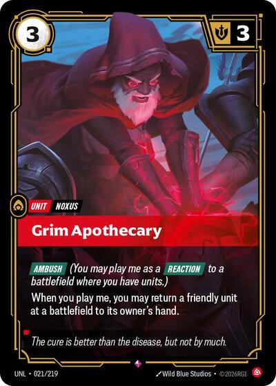 Grim Apothecary - Front