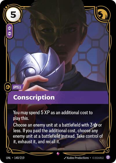 Conscription - Front