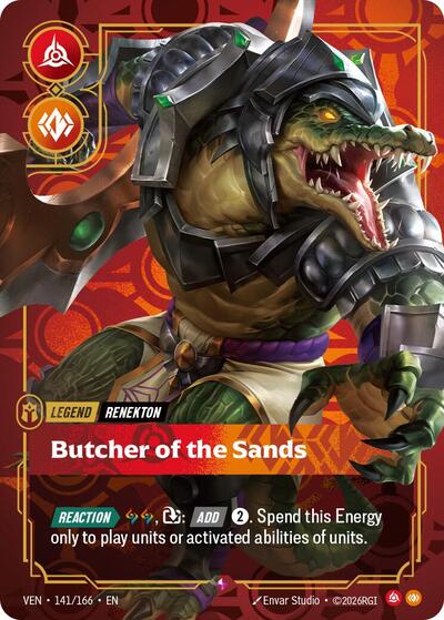 Renekton, Butcher of the Sands - Front