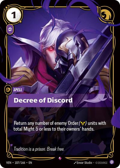 Decree of Discord - Front