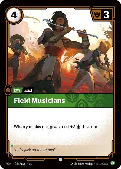 Field Musicians - Front