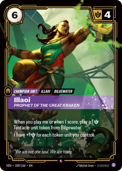 Illaoi, Prophet of the Great Kraken - Front