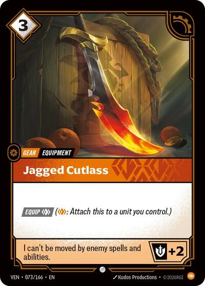 Jagged Cutlass - Front
