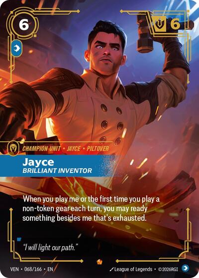 Jayce, Brilliant Inventor - Front