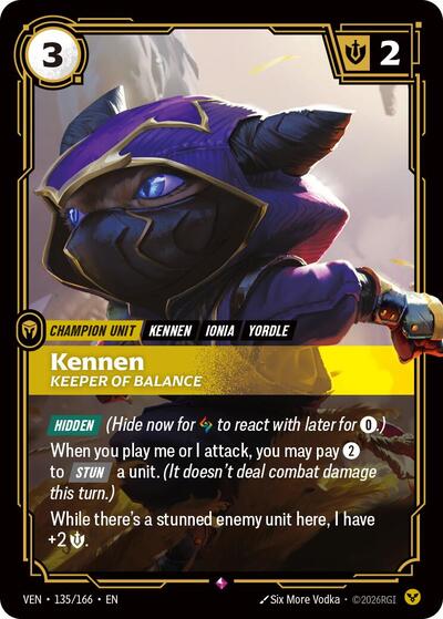 Kennen, Keeper of Balance - Front