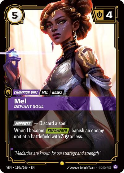 Mel, Defiant Soul (Alternate Art) - Front