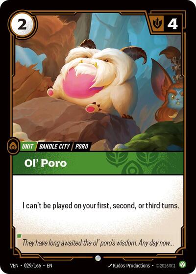 Ol' Poro - Front