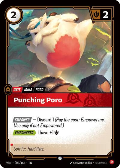 Punching Poro - Front
