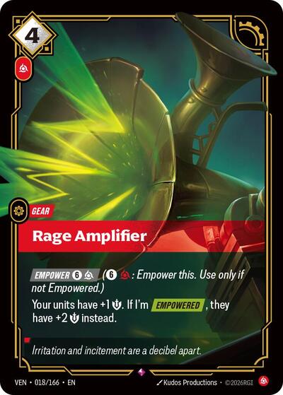 Rage Amplifier - Front