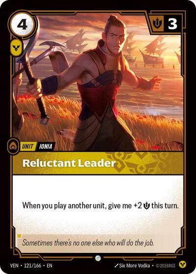 Reluctant Leader - Front