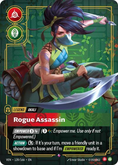 Akali, Rogue Assassin - Front