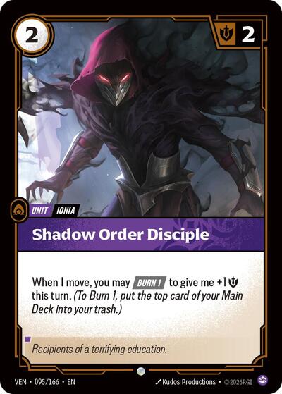 Shadow Order Disciple - Front