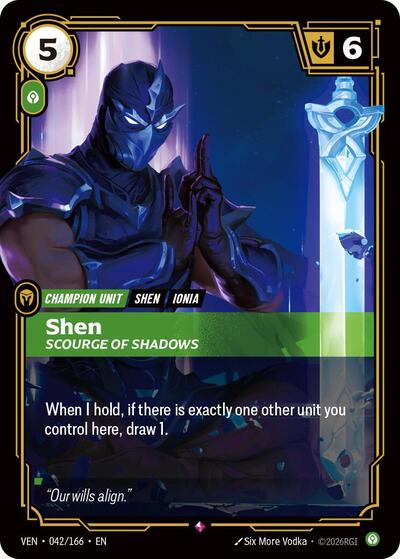 Shen, Scourge of Shadows - Front