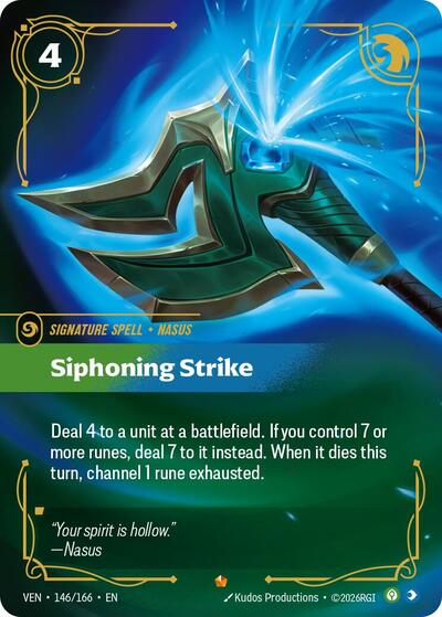 Siphoning Strike - Front