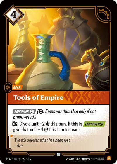 Tools of Empire - Front