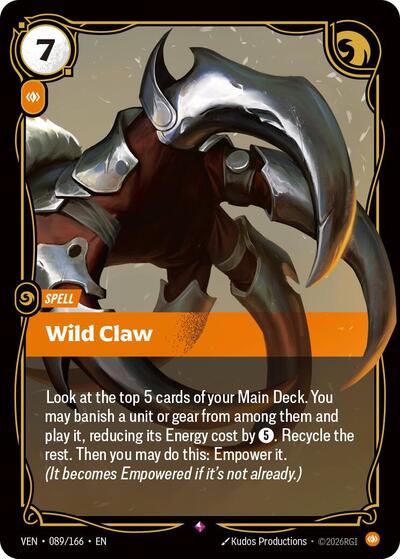 Wild Claw - Front