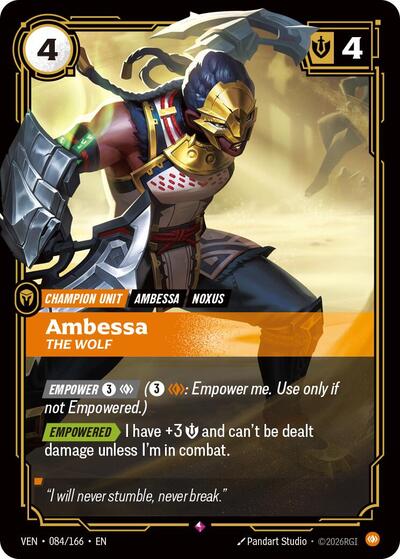 Ambessa, The Wolf - Front
