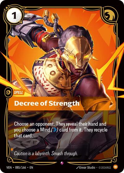 Decree of Strength - Front